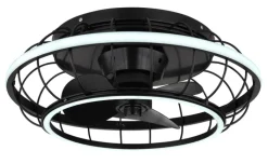 GLOBO LED Deckenlampe LEONHARD mit Ventilator
