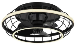 GLOBO LED Deckenlampe LEONHARD mit Ventilator