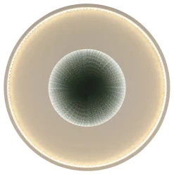 GLOBO LED Deckenlampe SHIRLEY 50 cm sandfarbig