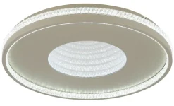 GLOBO LED Deckenlampe SHIRLEY 50 cm sandfarbig