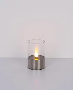 GLOBO LED Solarlampe MAD Edelstahl