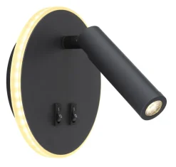 GLOBO LED Wandleuchte MANY schwarz