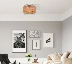 GLOBO Retrofit Deckenlampe GINA 35 cm