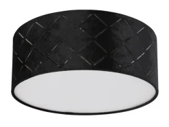 GLOBO Retrofit LED Deckenlampe SUNNA 26 cm schwarz