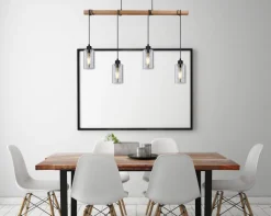 GLOBO Retrofit Pendellampe HADERA 98 x 130 cm