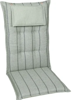 GO-DE Gartenstuhlauflage STRIPES 120/50/7 cm hellgrün
