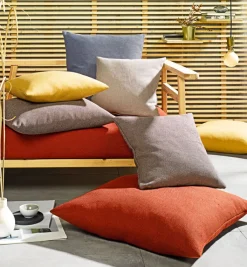 GÖZZE Kissenhülle FABRICIO 60 x 60 cm taupe