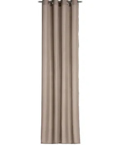 GÖZZE Ösenschal LINUS 140 x 245 cm braun/grau