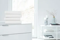 HAHN Jersey-Boxspring-Spannbettlaken 90-100 x 200-220 cm weiß