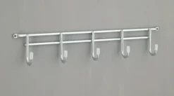 Hakenleiste 32 x 6 x 4 cm Metall silber