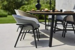 Hartman Gartenstuhl TUBB 2er Set schwarz /grau