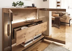 hartmann Highboard II CAYA 127 x 119 cm Kerneiche