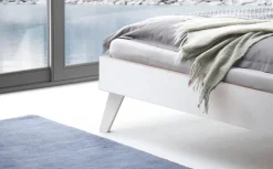 HASENA Bettgestell ANCONA 140 x 200 cm Buche massiv weiß lackiert