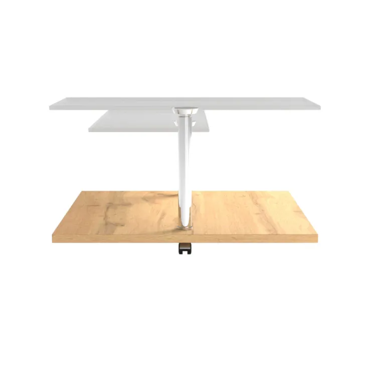 HAUKE HENDRIKS Couchtisch 80 x 80 cm Asteiche/ Edelstahl