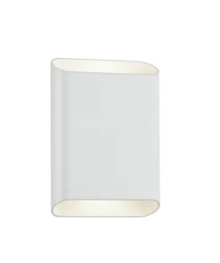 helestra Badlampe Wand TOCO Aluminium 20 x 14,5 x 4 cm matt Weiß