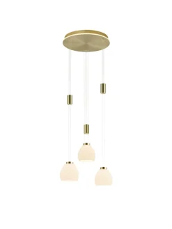 HELL LED Pendellampe SAM 43 cm messingfarbig