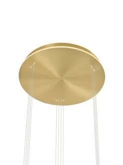 HELL LED Pendellampe SAM 43 cm messingfarbig