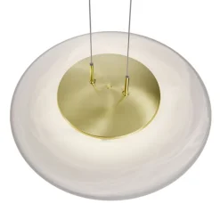 HELL LED Pendelleuchte FINDUS messing matt