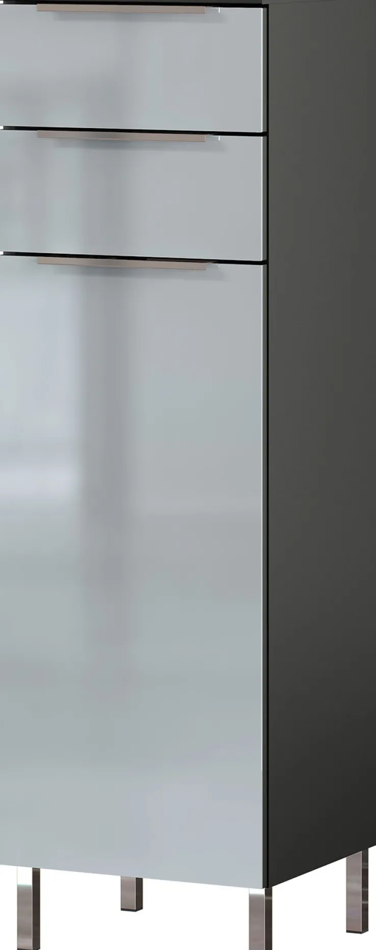 Highboard CORUS Graphit/ silbergrau