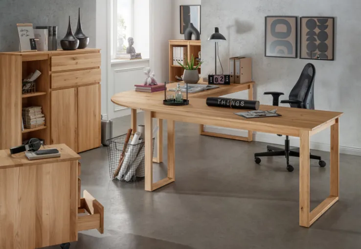 Highboard DURABLE OFFICE 80 x 121 cm braun