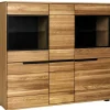 Highboard MILO 163 x 147 cm Eiche teilmassiv