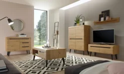 Highboard TORGE 134 cm Artisan Eiche-Dekor