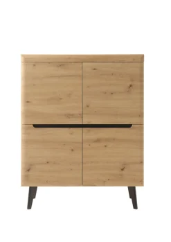 Highboard TORGE 134 cm Artisan Eiche-Dekor