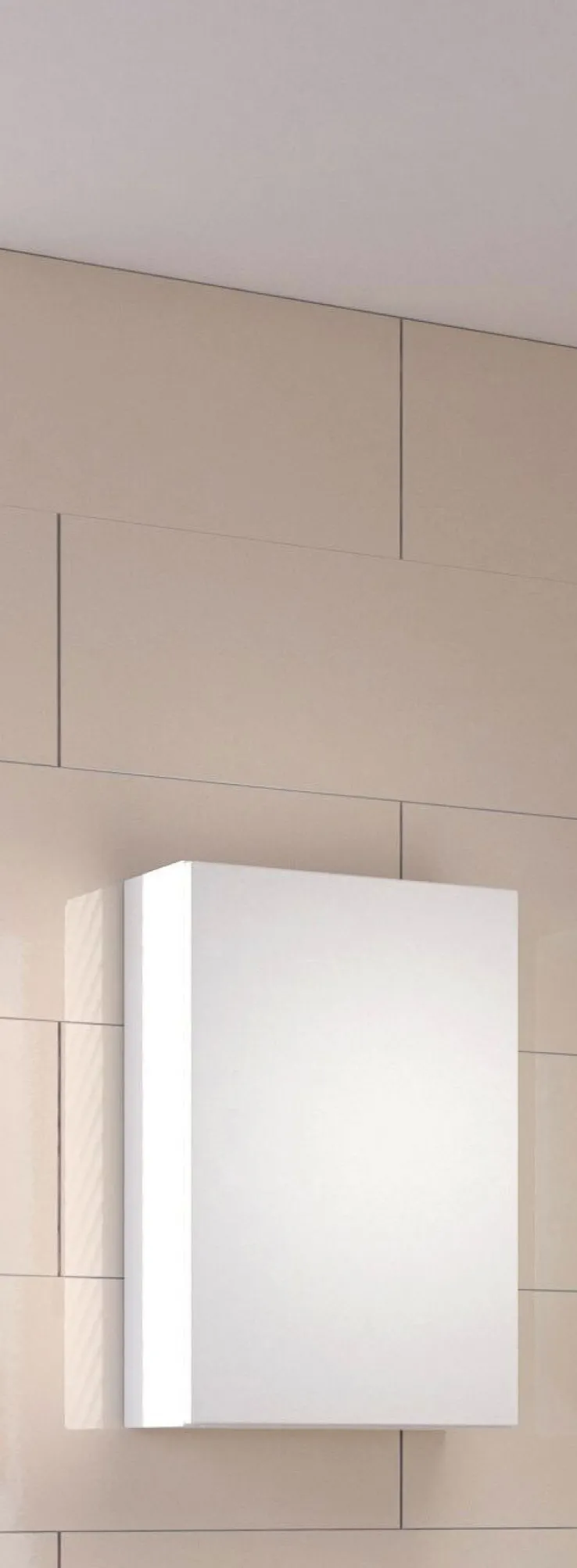 Hängeschrank BAABE 40 x 64 cm Weiß matt