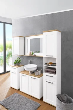 QUARTIER Hängeschrank CASA 38 x 70 cm braun/ weiß