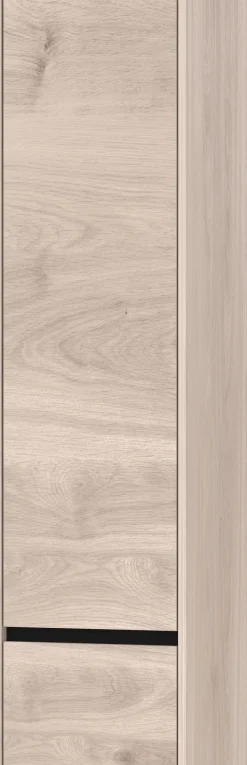 Hängeschrank EMMA 36 x 135 cm Castello-Eiche-Dekor beige/schwarz