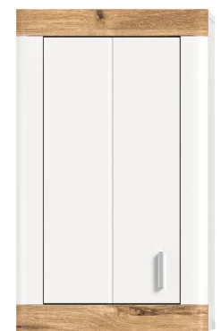 Hängeschrank LAREDO 45 x 76 cm Weiß/ Eiche