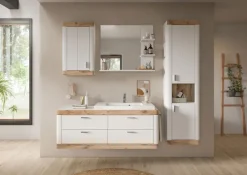 Hängeschrank LAREDO 45 x 76 cm Weiß/ Eiche