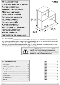 Hängeschrank NORA 59,8 x 64,8 cm Eiche Landhaus