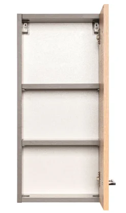 Hängeschrank PARIS 30 x 64 cm Graphit/ Wotan Eiche