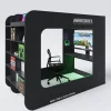 Kinder Hochbett MINECRAFT 120 x 200 cm schwarz/ grau