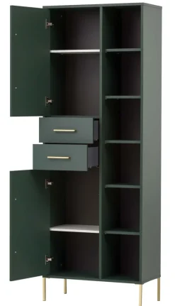 Hochschrank 67,1 x 184,3 cm KENT Waldgrün