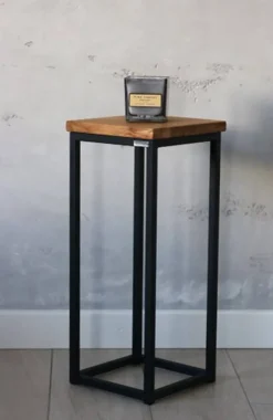 holz4home Blumenständer 21 x 50 cm Eiche natur geölt