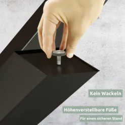 holz4home Esstisch 180 x 85 cm Eiche massiv mit Baumkante