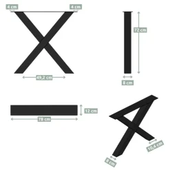 holz4home Esstisch 180 x 85 cm Eiche massiv mit Baumkante