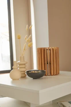 HOUSE OF NATURE Teelichthalter 25 cm Holz braun