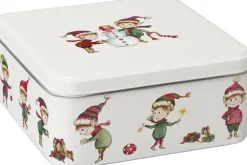 ihr Keksdose ELVES AT WORK Metall 65 x 15 x 15 cm Creme
