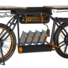 INTERhome Bar RIDE 187 x 83 cm goldfarbig/schwarz