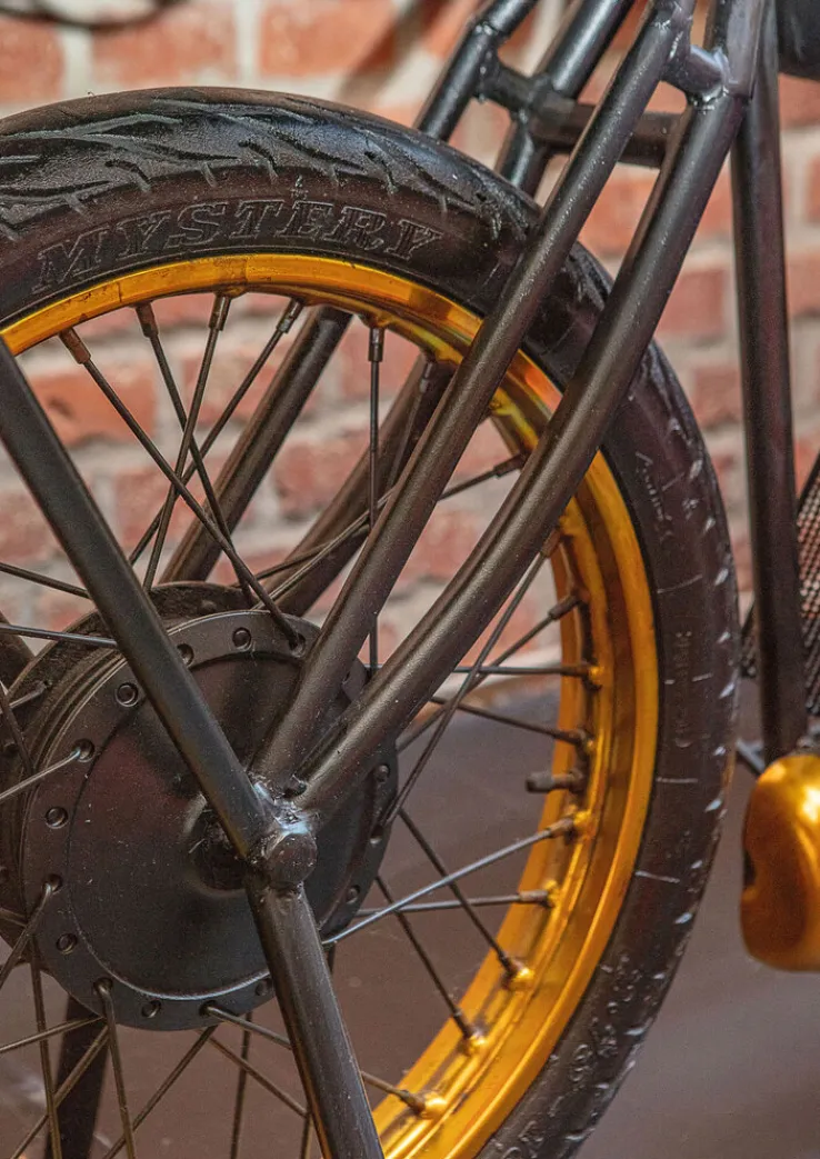 INTERhome Bar RIDE 187 x 83 cm goldfarbig/schwarz