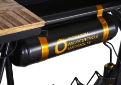 INTERhome Bar RIDE 187 x 83 cm goldfarbig/schwarz