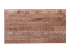 INTERhome Esstisch ALTEA 160 x 90 cm Mango massiv natur sägerau lackiert