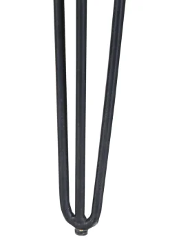 INTERhome Esstisch BALTIC 105 x 76 cm braun / schwarz Mango massiv