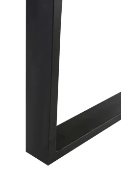 INTERhome Esstisch BARNEY 160 x 90 cm Mango Massivholz/schwarz