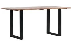 INTERhome Esstisch DOWNTOWN 160 x 90 cm braun/ schwarz