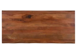 INTERhome Esstisch NORMANDY 200 x 100 cm braun/ schwarz