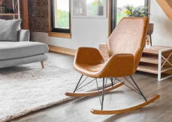 INTERhome Schaukelstuhl THEO braun